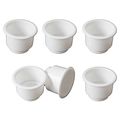X-haibei 6 Recessed Plastic Cup Drink Can Holder Marine Boat Rv Camper Universal 