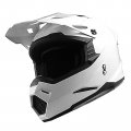 1storm Adult Motocross Helmet Bmx Mx Atv Dirt Bike Four Wheeler Quad Motorcycle Full Face Racing Style Hf801 Glossy White 