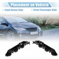 X Autohaux Pair Of Front Bumper Bracket Retainer Spacer Mounting Support Driver And Passenger Side 71193-tr0-a01 For Honda