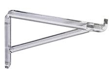 Clear Lucite 4 In Shelf Brackets Pair Lb154 Wall Mount Handcrafted Polished Finish