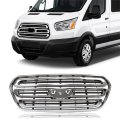 Front Bumper Grille Chrome Straight Trim Replacement For Transit 150 250 350 2015-2019 Ck41-17b968-b 