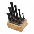 Waltyotur Boring Bar Set 5 8 Inch Bars For Lathe Or Milling Machines 12-pack