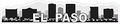 10in X 2in El Paso Skyline Sticker By Stickertalk 