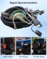 58903 Custom 4 Way Rv Towed Vehicle Wiring Trailer Harness Kit Taillight Connector For Jeep Wrangler Jk 2007 2018 Excluding Rhd