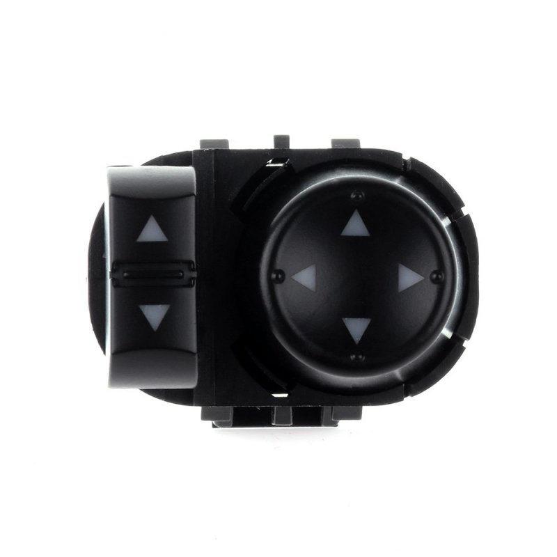 Mirror Switch 22883768 For Chevy Silverado 1500 2500 Hd 3500 And Gmc Sierra Fits 2007 To 2014 Models Black Push Button