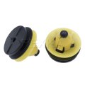 30pcs Rocker Molding Clip For Volvo 30624192 S60 And V60 2011 Newer Yellow Black Nylon Fasteners 8mm Hole Fit Pan Head Round 