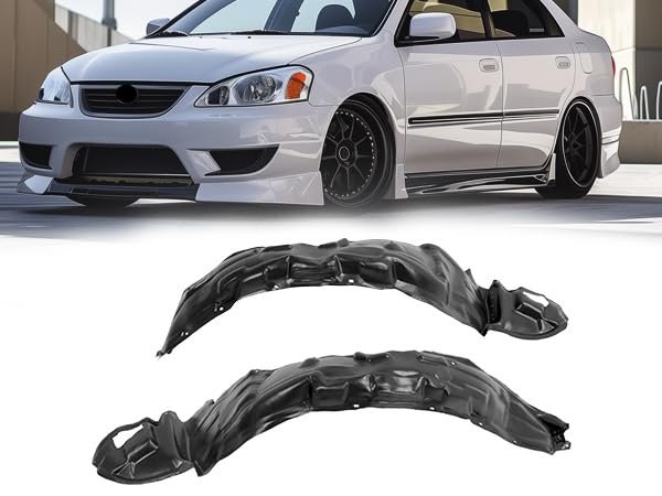 Front Fender Liner Inner Panel Pair For 2003 2008 Toyota Corolla Ce Le S Xrs Replace To1249119 To1248119 5387502090 5387602090