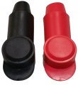 Red Black 3 8 Stud Terminal Cover Electrical Battery Connection Insulator 2 Pack