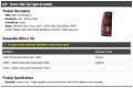 Left Driver Side Tail Light Assembly Compatible With 2004-2007 Chevy Silverado 1500 Except 3500 Dually