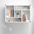 Uxcell 4 Pcs Floating Shelf Brackets Metal Hidden Support 8 X 100mm Invisible With Screws For Wood Shelves