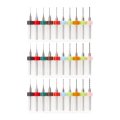 30 Piece Tungsten Carbide Micro Pcb Drill Bit Set 0 3mm To 1 2mm Steel Bits For Cnc Engraving Circuit Boards And Rotary Tools 