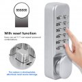 Digital Mechanical Password Door Lock Left Right Swing 1-11 Digit Combination Latch For Kitchen Balcony Push Button Keypad