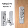 Digital Mechanical Password Door Lock Left Right Swing 1-11 Digit Combination Latch For Kitchen Balcony Push Button Keypad