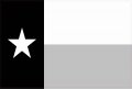 Stickertalk Black And White Texas Flag Sticker 6 Inches By 4 