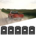 Qiilu 5 Pack Iron T-slot Nuts Ideal T Slot Nut For Tacoma Truck Bed Deck Rails