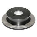 Dura International Br3136002 Rear Solid Disc Premium Electrophoretic Brake Rotor