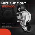 A-premium Belt Tensioner Assembly With Pulley Compatible Ford F-350 F-450 Super Duty 2003-2007 Excursion 2003-2005 V8 6 0l