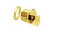 C R Laurence Dra60pb Crl Polished Brass Thumbturn Cylinder 