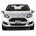 Ipick Image Made For Ford Logo Fiesta Waterfall Graphic Black Metal License Plate Frame