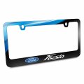 Ipick Image Made For Ford Logo Fiesta Waterfall Graphic Black Metal License Plate Frame