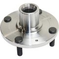 Front Wheel Hub For Kia Optima 2003 2004 2005 Driver Or Passenger Side Single Piece Without Bearing Lugs Alloy Steel X 4 5 In