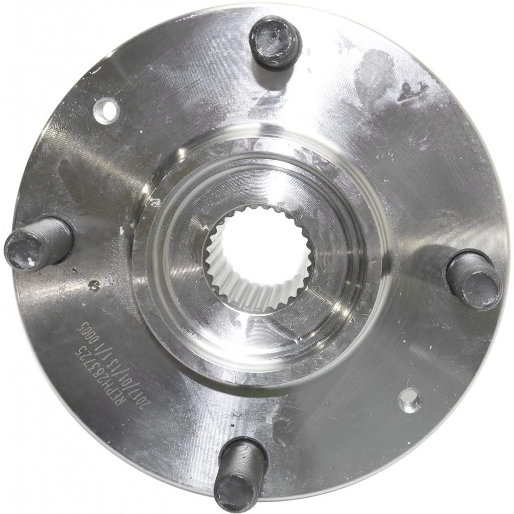 Front Wheel Hub For Kia Optima 2003 2004 2005 Driver Or Passenger Side Single Piece Without Bearing Lugs Alloy Steel X 4 5 In