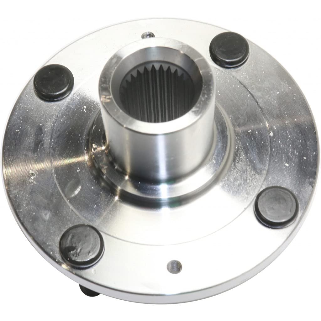 Front Wheel Hub For Kia Optima 2003 2004 2005 Driver Or Passenger Side Single Piece Without Bearing Lugs Alloy Steel X 4 5 In