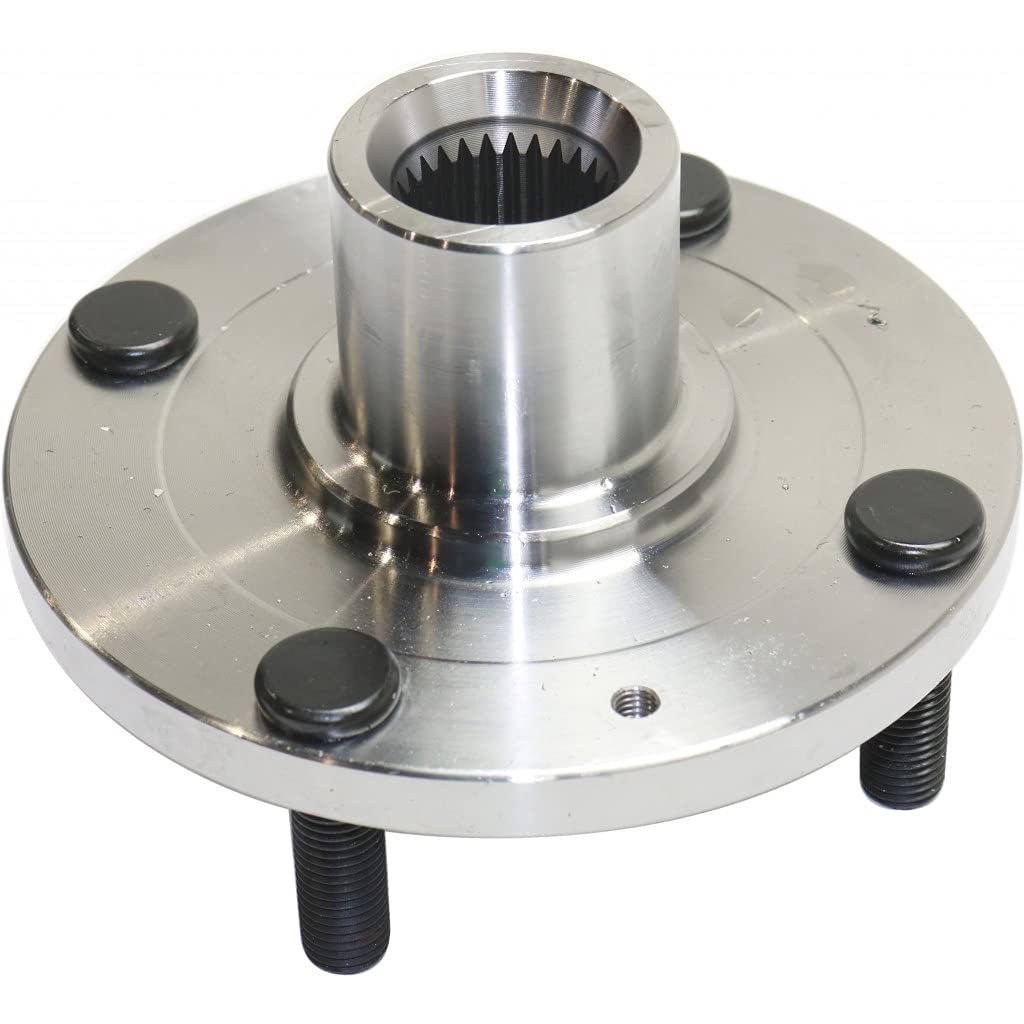 Front Wheel Hub For Kia Optima 2003 2004 2005 Driver Or Passenger Side Single Piece Without Bearing Lugs Alloy Steel X 4 5 In