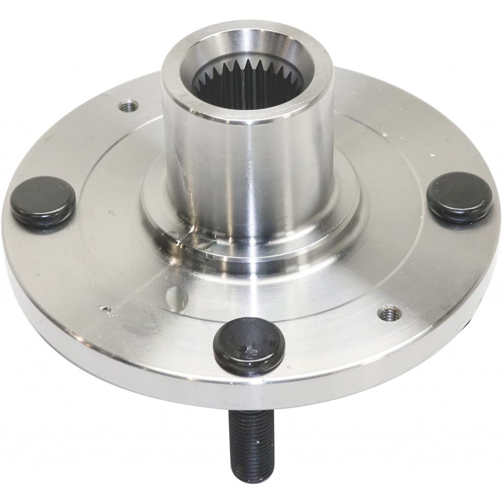 Front Wheel Hub For Kia Optima 2003 2004 2005 Driver Or Passenger Side Single Piece Without Bearing Lugs Alloy Steel X 4 5 In