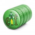 Elf Movie Logo Tire Rim Wheel Aluminum Valve Stem Caps