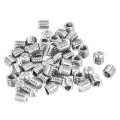 Socket Set Screws 50pcs M5x5mm Metric 316 Stainless Steel Hex Headless Cup Point Grub For Repairing Compact Instruments 