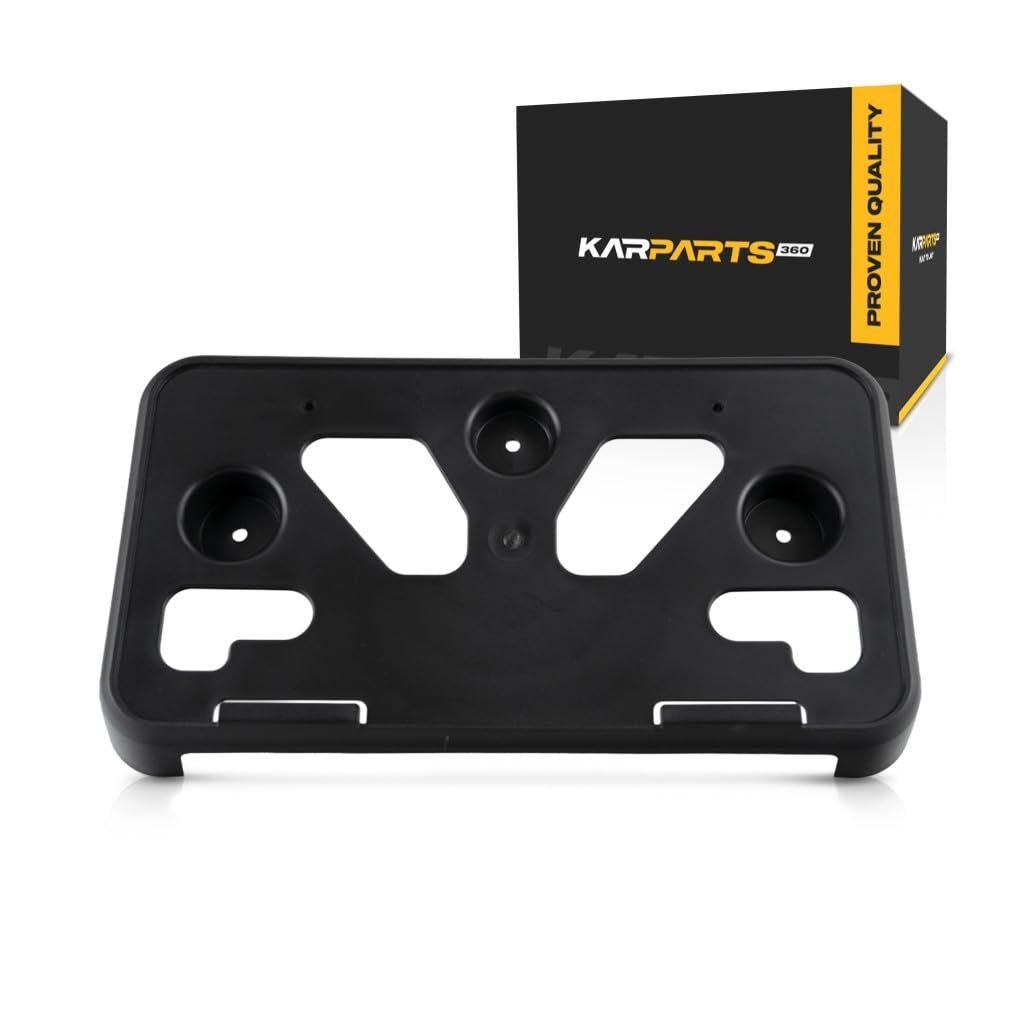 Front License Plate Bracket For Chevy Malibu 2013 2014 20809871 Gm1068154 Black Plastic Standard Style Replacement
