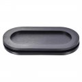 Uxcell Wire Protector Oil Resistant Armature Oval Rubber Grommets 25x55mm Mounting Dia 10pcs