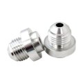 An6 6an Weld On Male Bung 6061t6 Aluminum Fitting With 1 2 In Diameter Pack 