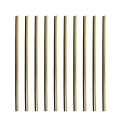 10pcs Gold Tone Chrome Car Air Condition Vent Grille Rim Trim Strip 