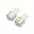 2pcs T20 7440 7443 5w White Cob Led Car Tail Brake Backup Reverse Light 