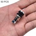 Qii Lu Tire Valve Stems 50pcs Universal Motorcycle Bicycle Auto Tubeless Vacuum Nozzle