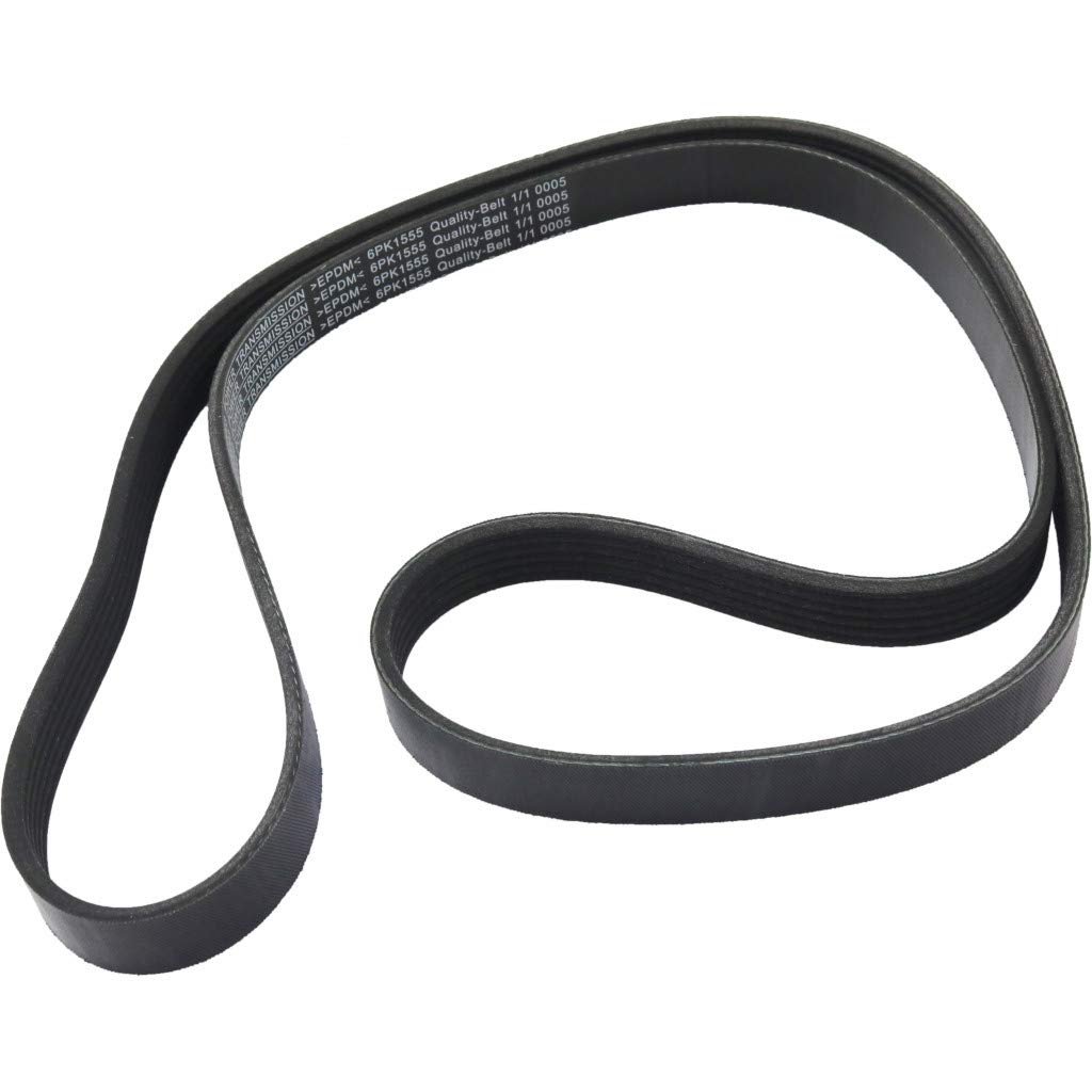 Serpentine Drive Belt For Land Rover Freelander 2002 2003 2004 2005 Alternator And Power Steering 6 Rib Count 61 25 In