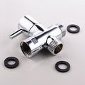 Ciencia G1 2 Bathroom Angle Valve For Solid Brass 3-way Shower Arm Diverter Handshower Universal Showering Componentschrome