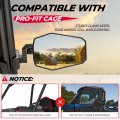Utv Side Mirrors Rearview For Pro-fit Polaris Ranger General Can-am Defender Maverick Trail 3-axis Rotation Breakaway Rear View