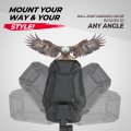 Utv Side Mirrors Rearview For Pro-fit Polaris Ranger General Can-am Defender Maverick Trail 3-axis Rotation Breakaway Rear View