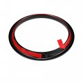 X Autohaux 4 Pcs Black Air Conditioner Vent Ring Inner Trim Aluminum Alloy Decoration Cover For Audi A3 S3 Q2l 2013-2021