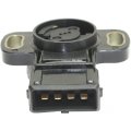Throttle Position Sensor For Mitsubishi Mirage 1997 1998 1999 2000 2001 2002 4 Male Terminals Female Connector Flange Mount 