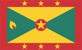 Stickertalk Grenada Flag Vinyl Sticker 5 Inches By 3 
