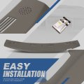 Front Abs Molded Dash Board Vent Grille Cover Cap Overlay Compatible With Dodge Ram Pickup Truck 1500 2500 3500 2002-2005