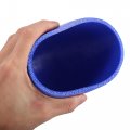 X Autohaux 102mm 4 Id 45 Degree Elbow Silicone Reducer Hose Coupler Intercooler Tube Blue For Car Intake Piping