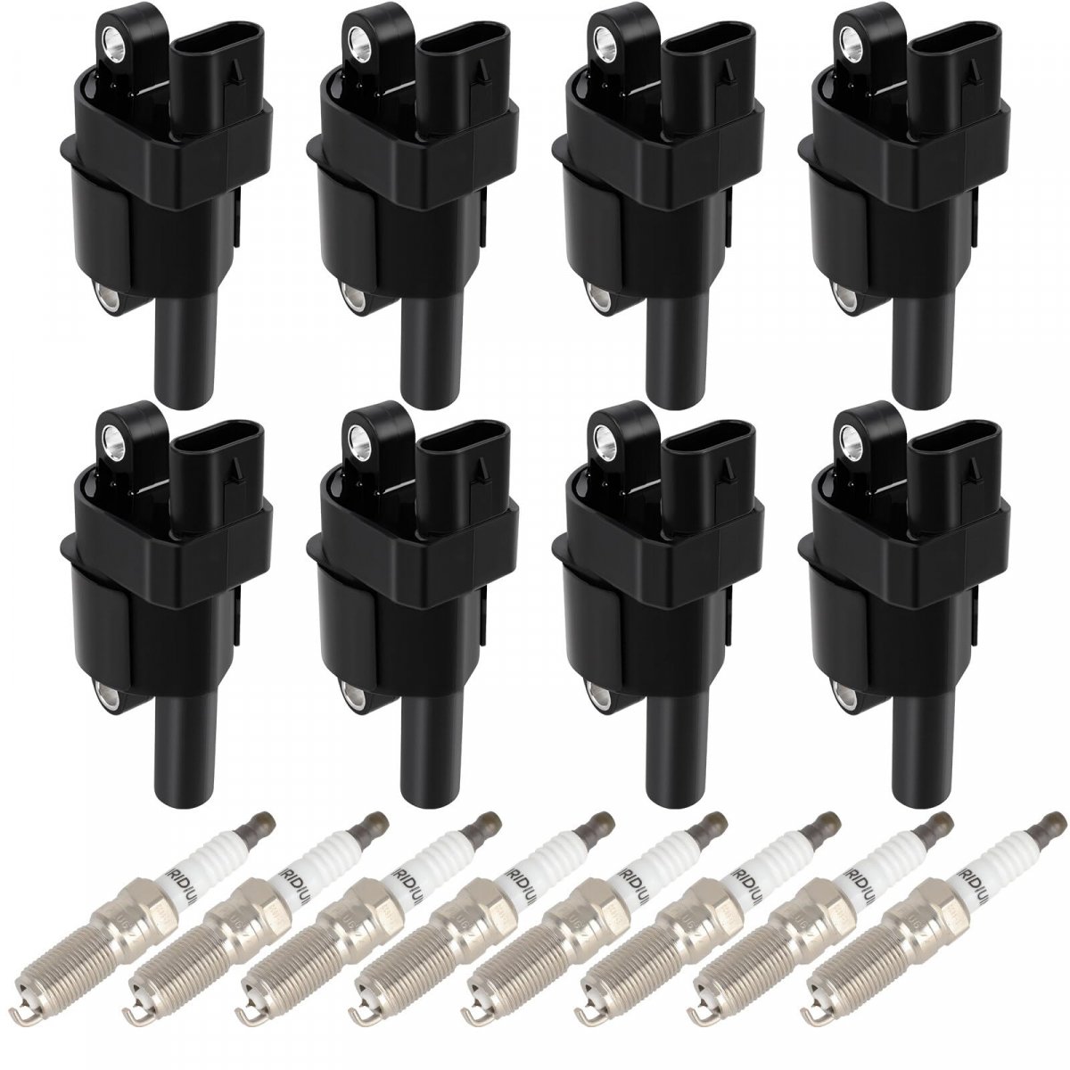 Ignition Coil Coils Iridium Spark Plugs Uf742 2018-2016 For Chevrolet Camaro 2018-2014 Corvette Silverado 1500 2018-2015
