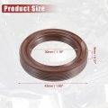 Uxcell 2pcs Car Oil Pump Crankshaft Seal Replacement For Toyota Corolla 1987-2009 No 9031130006