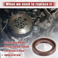 Uxcell 2pcs Car Oil Pump Crankshaft Seal Replacement For Toyota Corolla 1987-2009 No 9031130006
