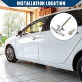 Hihaha Universal Garage Door Keyed T-handle Lock Kit With 2 Keys Shed T Handle For Most Brands Of Truck Caps Camper